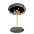Le Feu Steel Low Dome <br>Chromed Silver Fireplaces Nüline Distribution ø2.5 cm rose gold polished steel steel burner