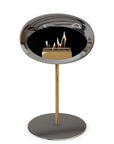 Le Feu Steel Low Dome Chromed Silver Fireplaces Nüline Distribution ø2.5 cm rose gold polished steel steel burner