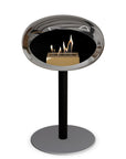 Le Feu Steel Low Dome Chromed Silver Fireplaces Nüline Distribution ø6 cm black nickel steel burner