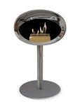 Le Feu Steel Low Dome Chromed Silver Fireplaces Nüline Distribution ø6 cm polished steel nickel steel burner