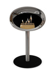 Le Feu Steel Low Dome Chromed Silver Fireplaces Nüline Distribution ø6 cm polished steel black steel burner
