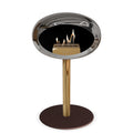 Le Feu Steel Low Dome <br>Chromed Silver Fireplaces Nüline Distribution ø6 cm rose gold mocca steel burner