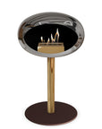 Le Feu Steel Low Dome Chromed Silver Fireplaces Nüline Distribution ø6 cm rose gold mocca steel burner