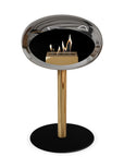 Le Feu Steel Low Dome Chromed Silver Fireplaces Nüline Distribution ø6 cm rose gold black steel burner