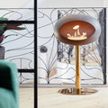 Le Feu Steel Low Dome <br>Mocca Fireplaces Nüline Distribution