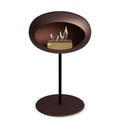 Le Feu Steel Low Dome <br>Mocca Fireplaces Nüline Distribution ø2.5 cm black mocca rose gold burner