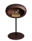 Le Feu Steel Low Dome Mocca Fireplaces Nüline Distribution ø2.5 cm black mocca rose gold burner