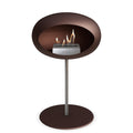 Le Feu Steel Low Dome <br>Mocca Fireplaces Nüline Distribution ø2.5 cm polished steel mocca steel burner