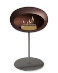 Le Feu Steel Low Dome Mocca Fireplaces Nüline Distribution ø2.5 cm polished steel polished steel rose gold burner