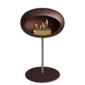 Le Feu Steel Low Dome <br>Mocca Fireplaces Nüline Distribution ø2.5 cm polished steel mocca rose gold burner