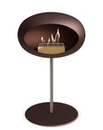 Le Feu Steel Low Dome Mocca Fireplaces Nüline Distribution ø2.5 cm polished steel mocca rose gold burner