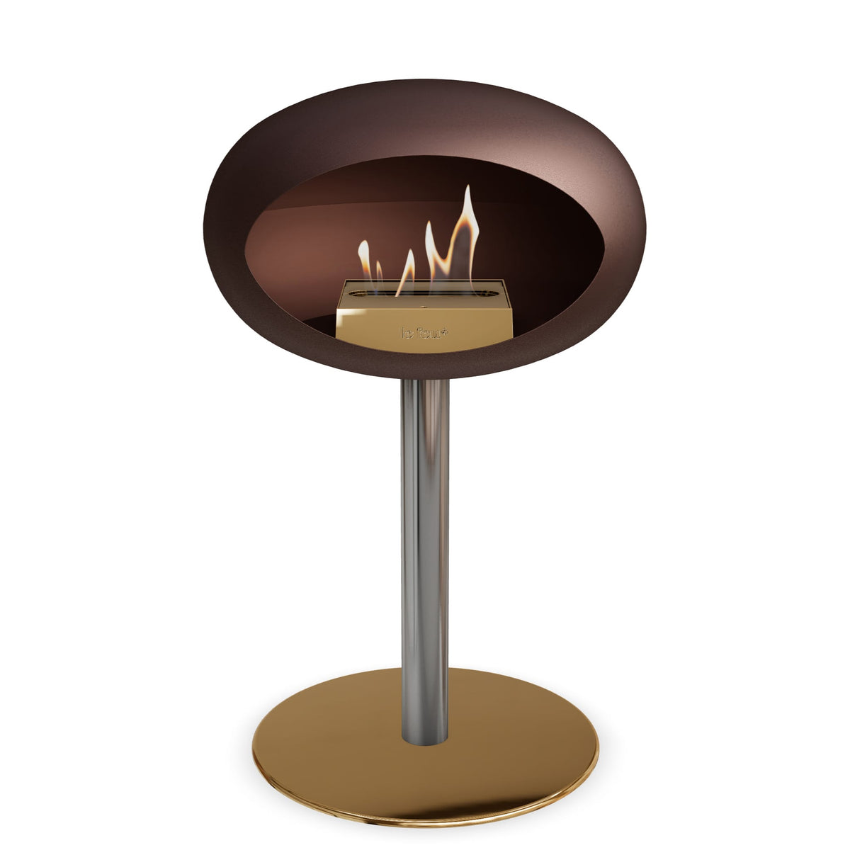 Le Feu Steel Low Dome Mocca