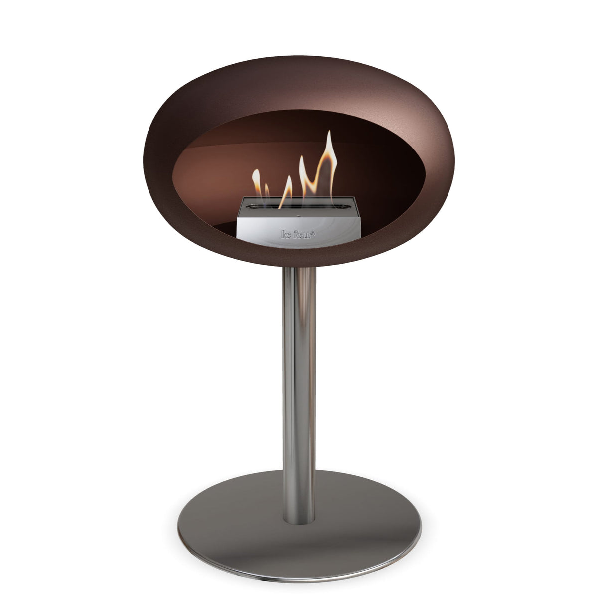 Le Feu Steel Low Dome Mocca