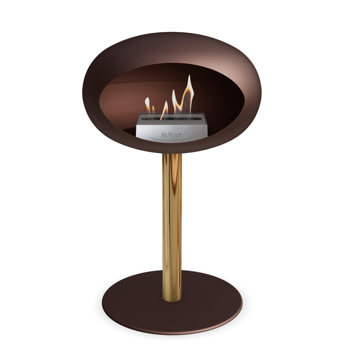 Le Feu Steel Low Dome Mocca