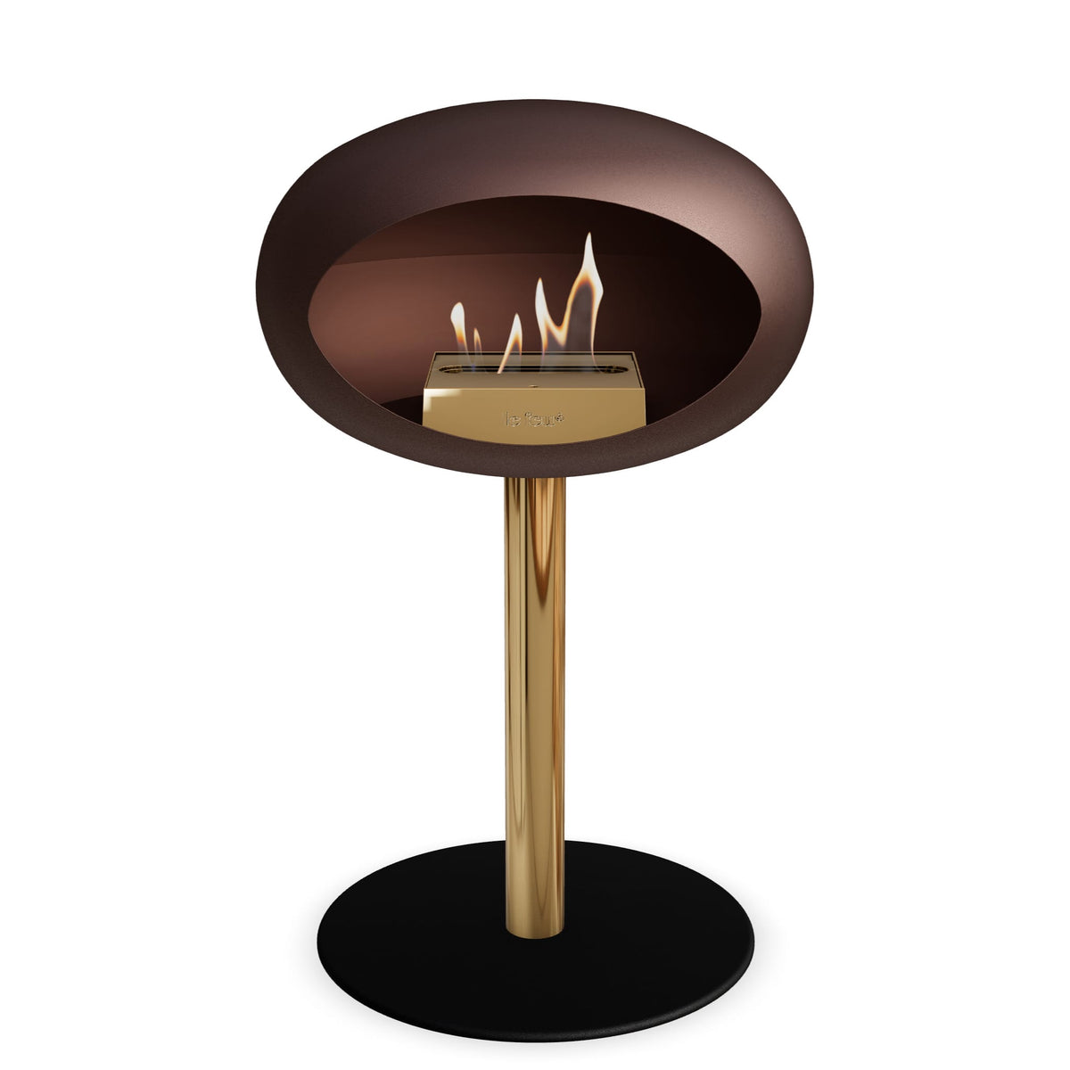 Le Feu Steel Low Dome Mocca