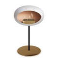 Le Feu Steel Low Dome <br>White Fireplaces Nüline Distribution ø2.5 cm black rose gold rose gold burner