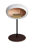 Le Feu Steel Low Dome White Fireplaces Nüline Distribution ø2.5 cm black mocca rose gold burner