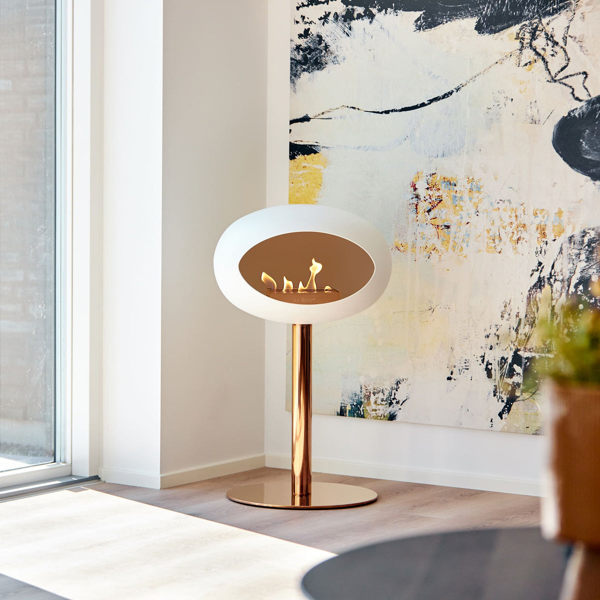 Le Feu Steel Low Dome White Fireplaces Nüline Distribution