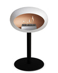 Le Feu Steel Low Dome White Fireplaces Nüline Distribution ø6 cm black black steel burner