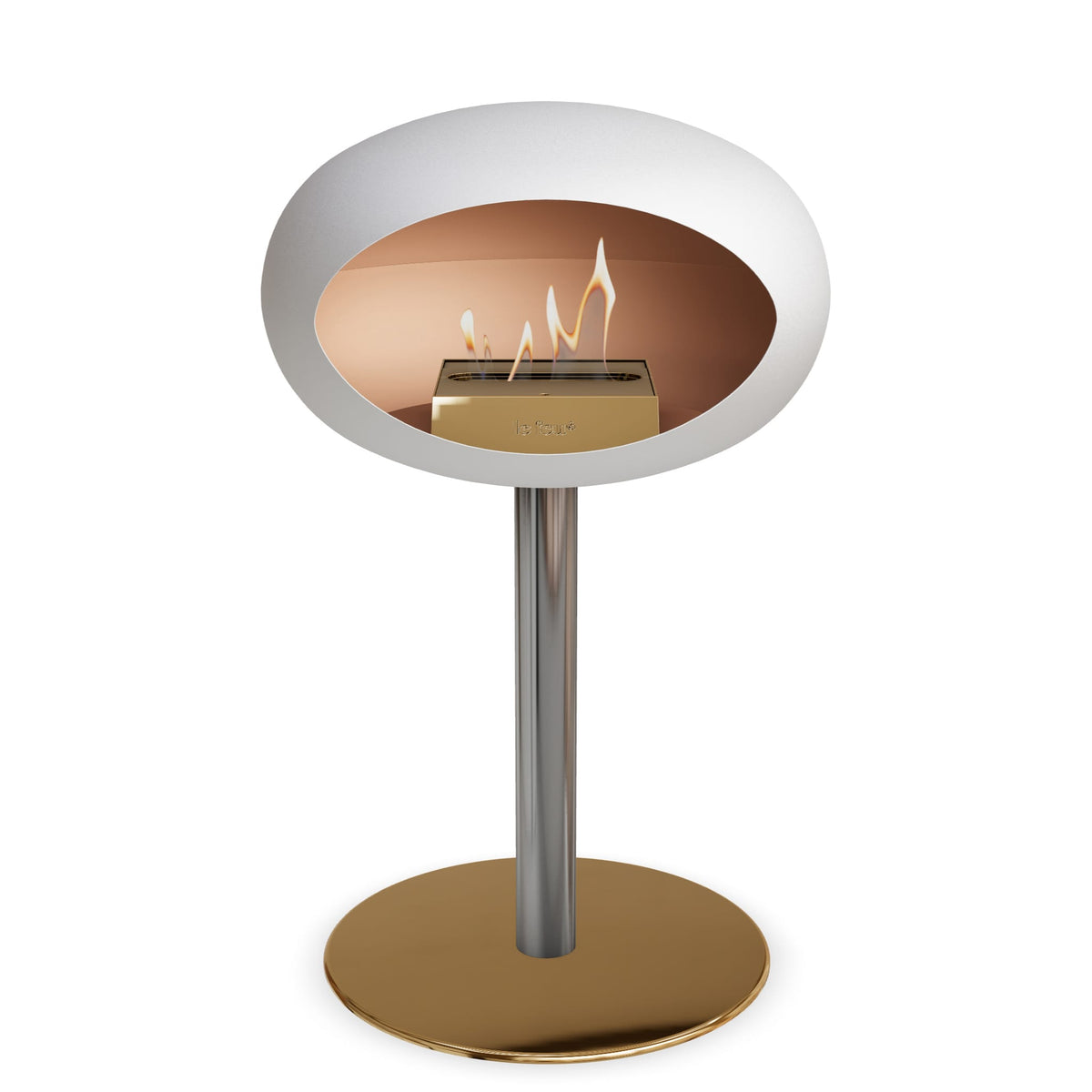 The Fire Steel Low Dome White