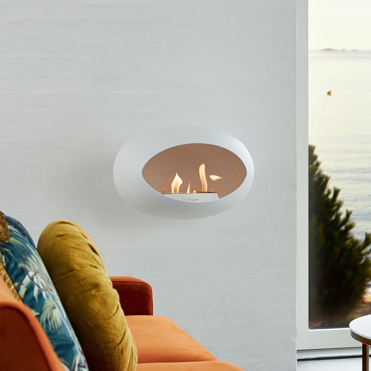 Le Feu Wall Dome White Fireplaces Nüline Distribution