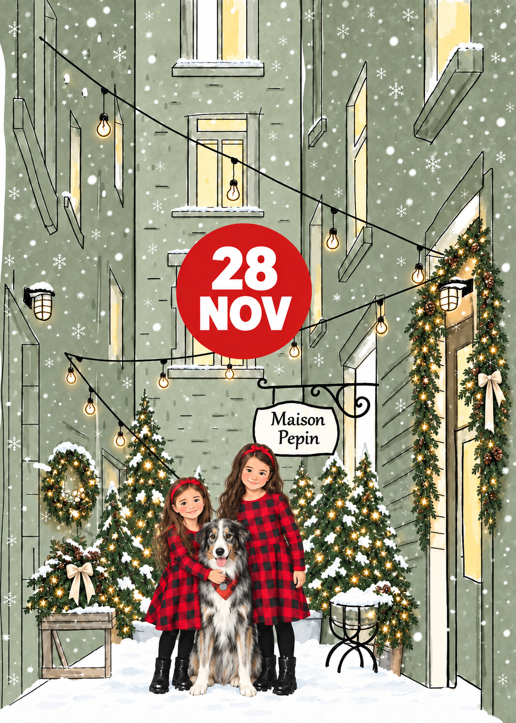 SATHURDAY 28th of NOVEMBER 2026 Christmas private photo sessions photoshoot PEPIN