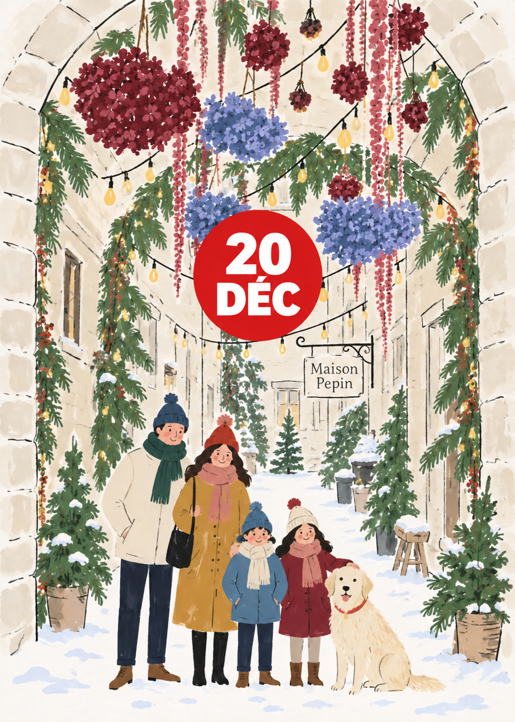SUNDAY 20th of DECEMBER 2026 Christmas private photo sessions photoshoot PEPIN