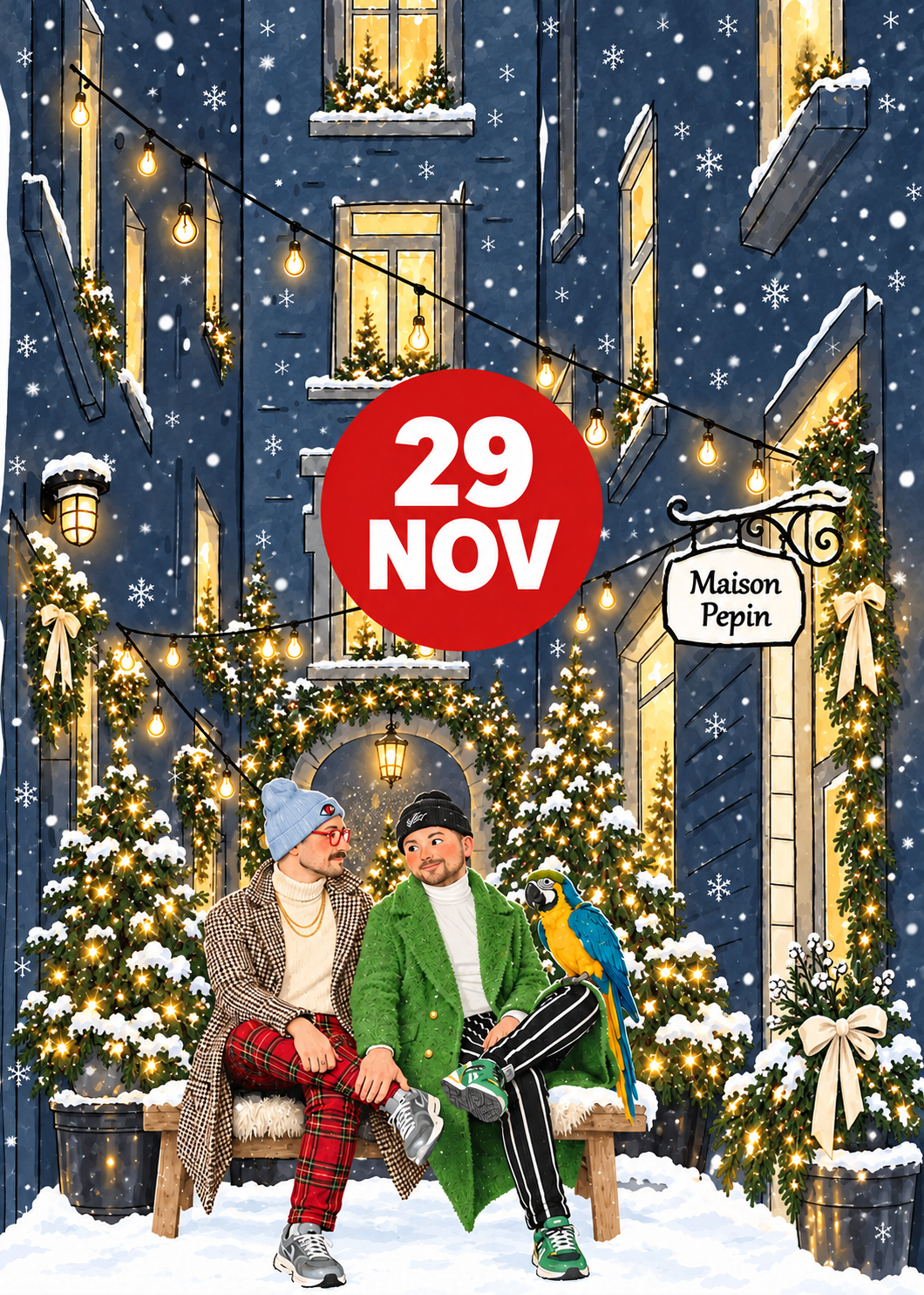 SUNDAY 29th of NOVEMBER 2026 Christmas private photo sessions photoshoot PEPIN