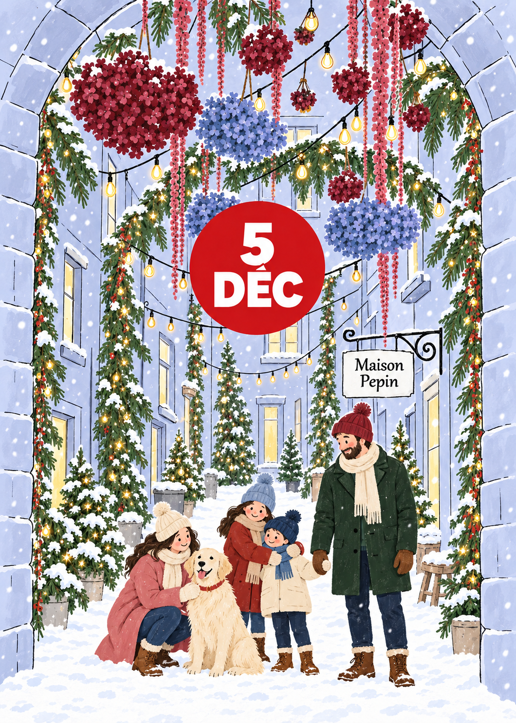 SATHURDAY 5th of DECEMBER 2026 Christmas private photo sessions photoshoot PEPIN