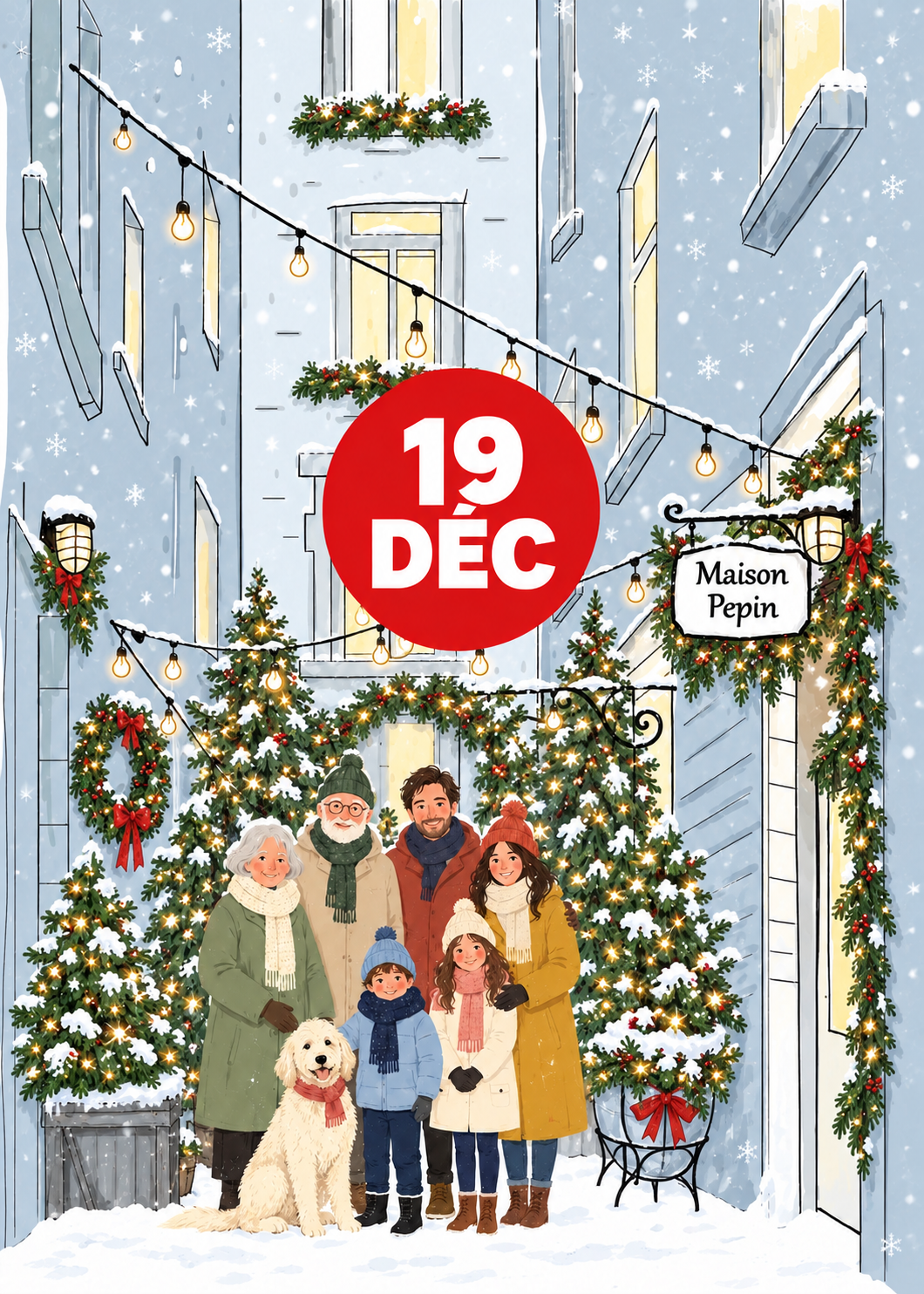 SATHURDAY 19th of DECEMBER 2026 Christmas private photo sessions photoshoot PEPIN