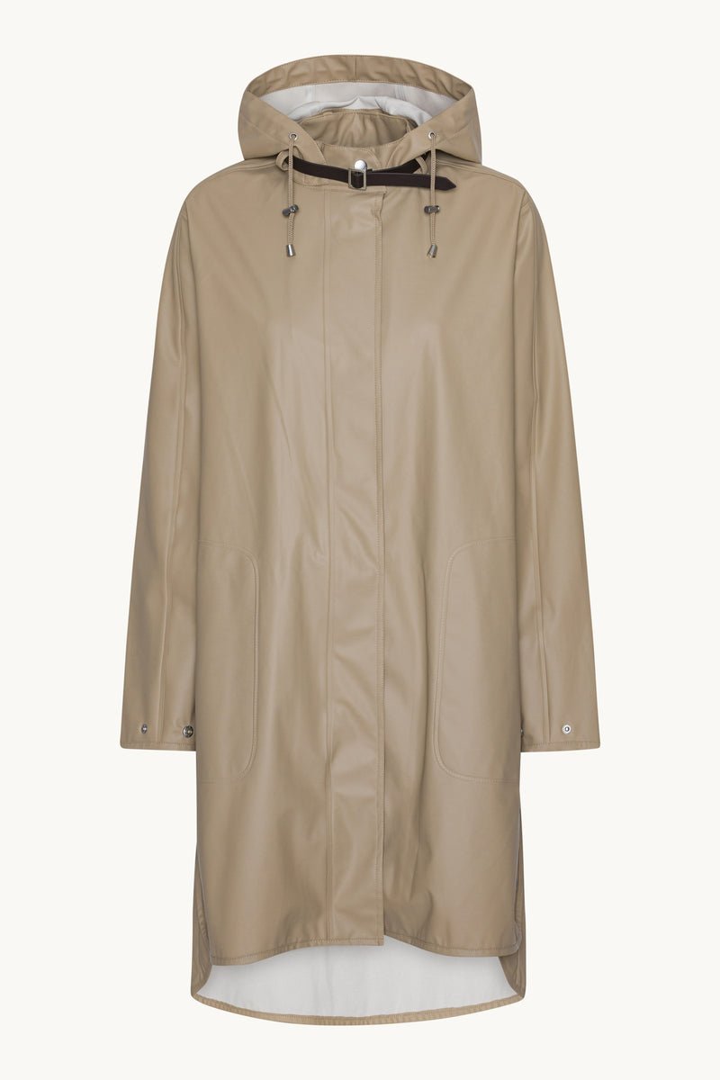 Light Raincoat Woman ILSE JACOBSEN Wheat 34
