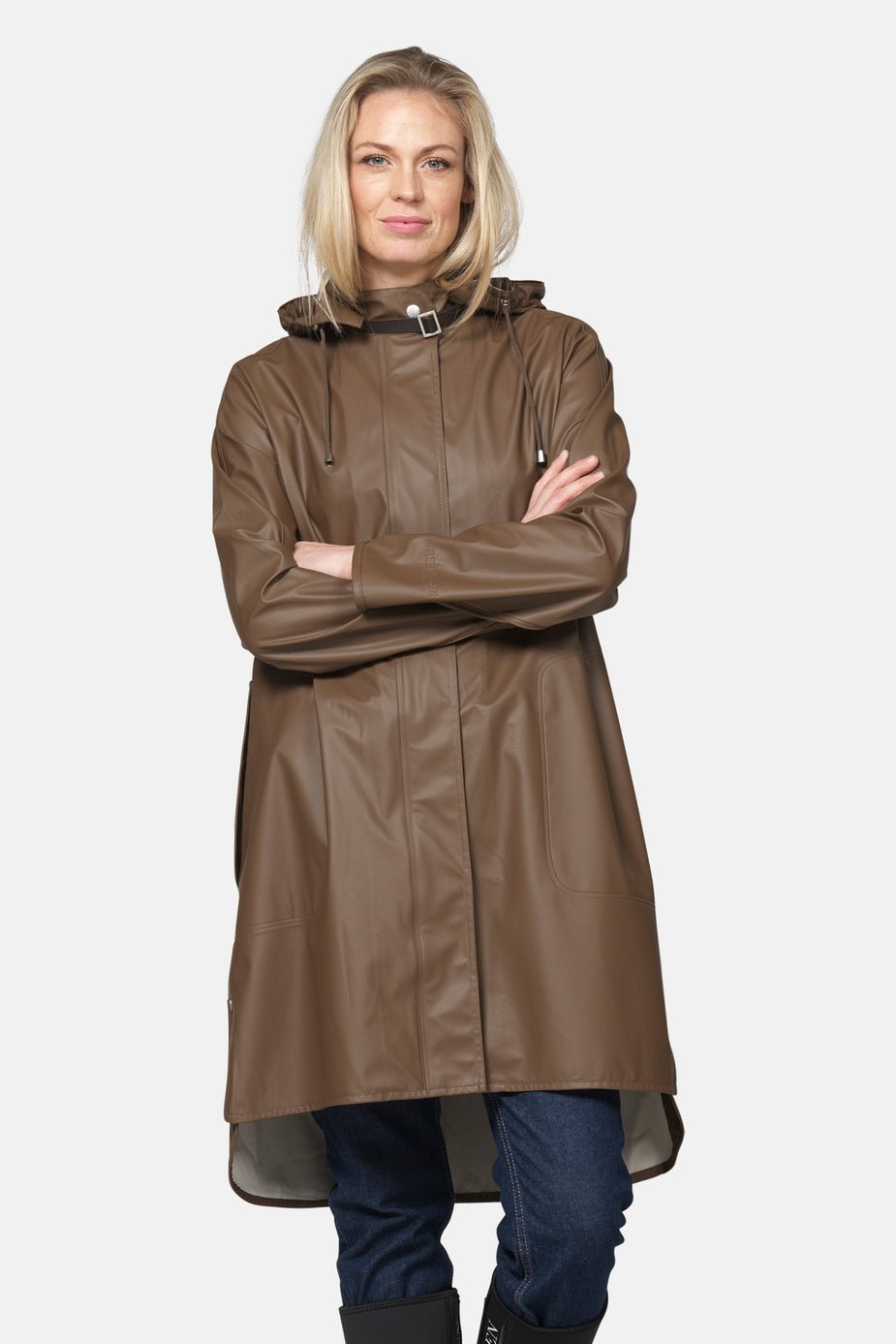 Light Raincoat Woman ILSE JACOBSEN MUD 37