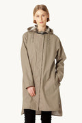 Light Raincoat Woman ILSE JACOBSEN Wheat 37