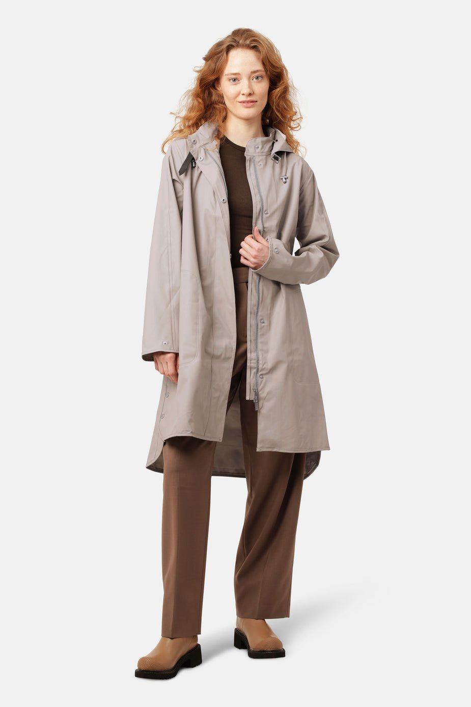 Light Raincoat Woman ILSE JACOBSEN Atmosphere 38