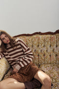 LILA Woman Melissa Nepton L MOKA STRIPES