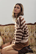 LILA Woman Melissa Nepton M MOKA STRIPES