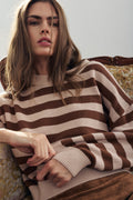 LILA Woman Melissa Nepton S MOKA STRIPES