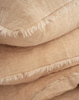 LINA LINEN DUVET SET, terracota living-bedding Indaba trading co