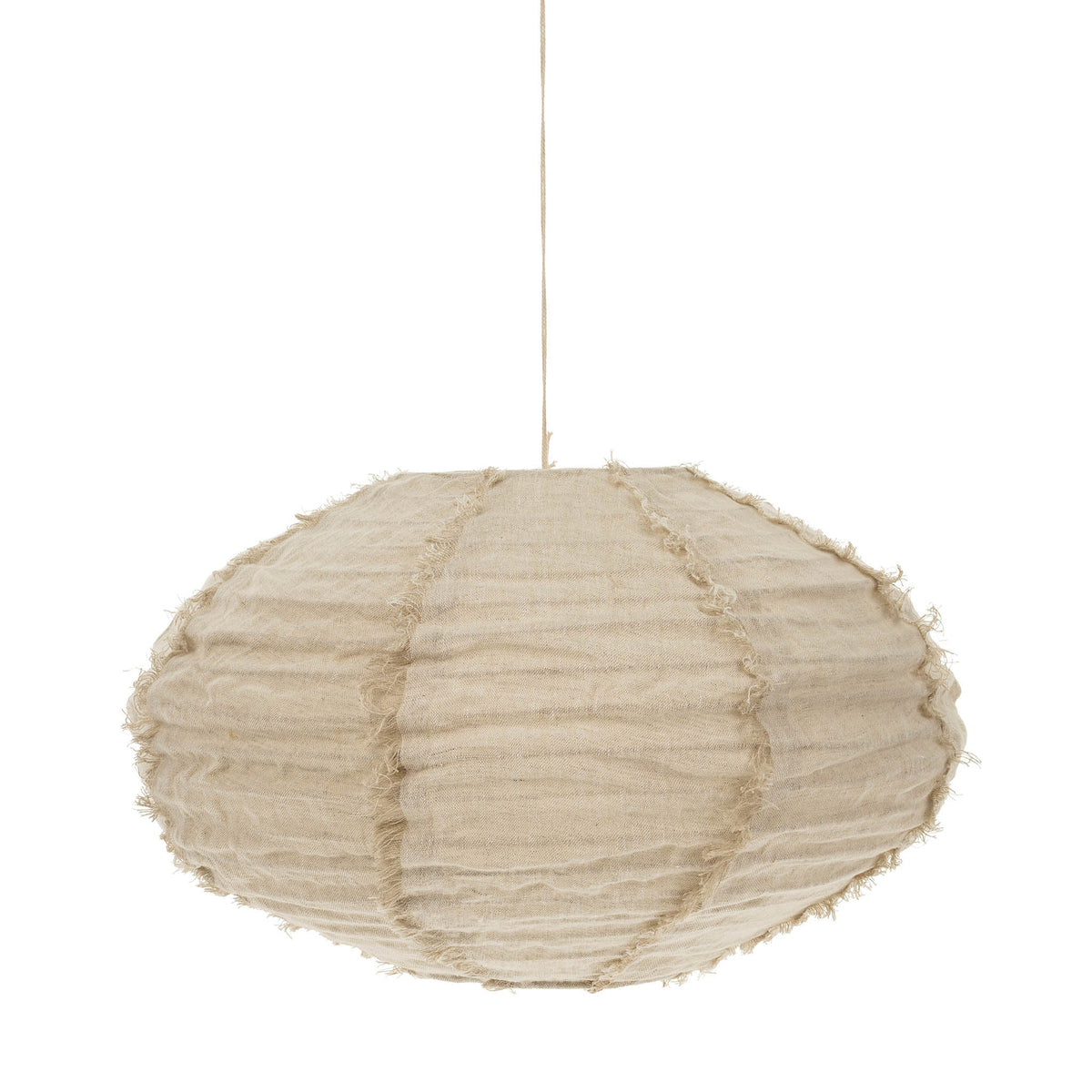 LINA LINEN LAMPSHADE IVORY lighting Indaba trading co SMALL