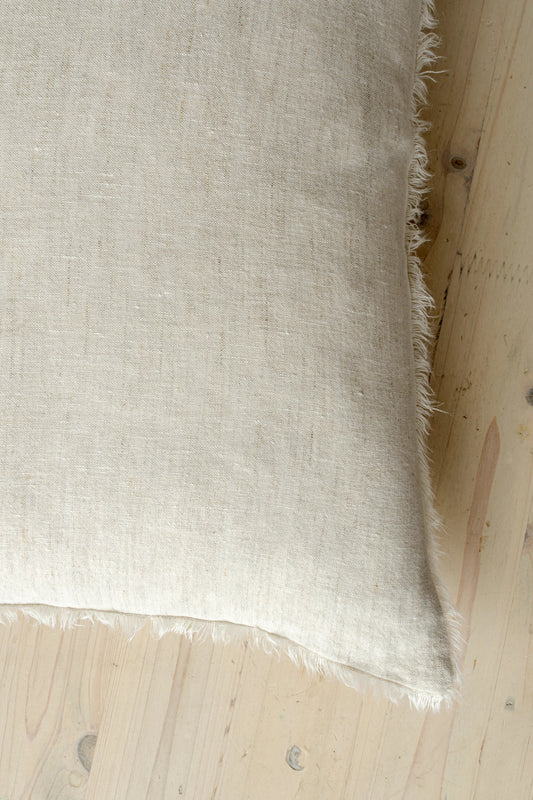 LINA LINEN PILLOW CHAMBRAY 14X31 Indaba trading co