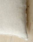 LINA LINEN PILLOW CHAMBRAY 14X31 Indaba trading co