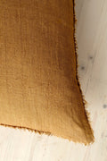 LINA LINEN PILLOW GOLD Indaba trading co