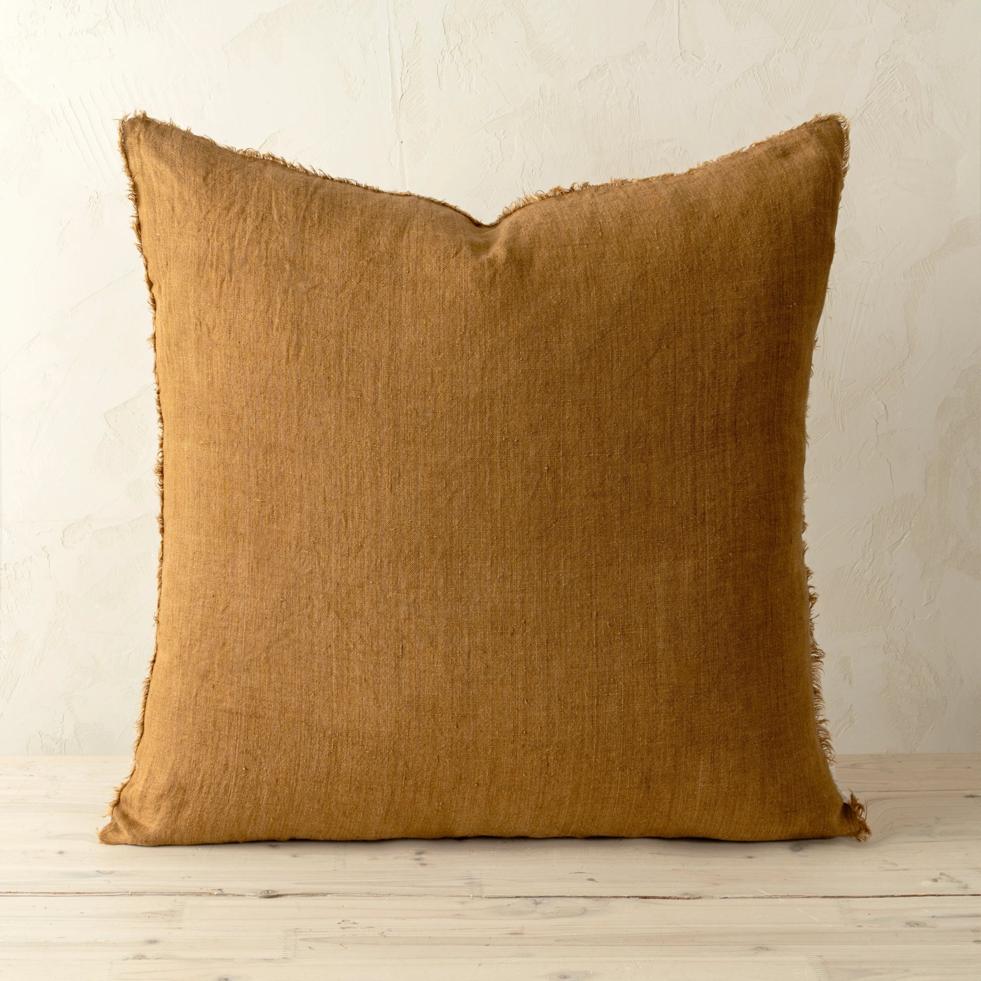 LINA LINEN PILLOW GOLD Indaba trading co