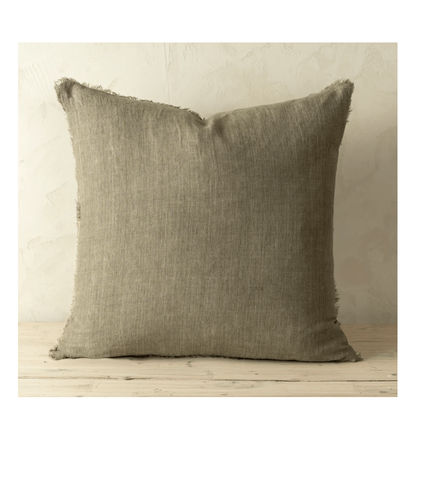 LINA LINEN PILLOW - MINK 1-7079 living-decorative-object Indaba trading co