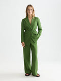 Linen Blend Blazer with Charm Tailoring Scotch Soda Femme