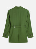 Linen Blend Blazer with Charm Tailoring Scotch Soda Femme