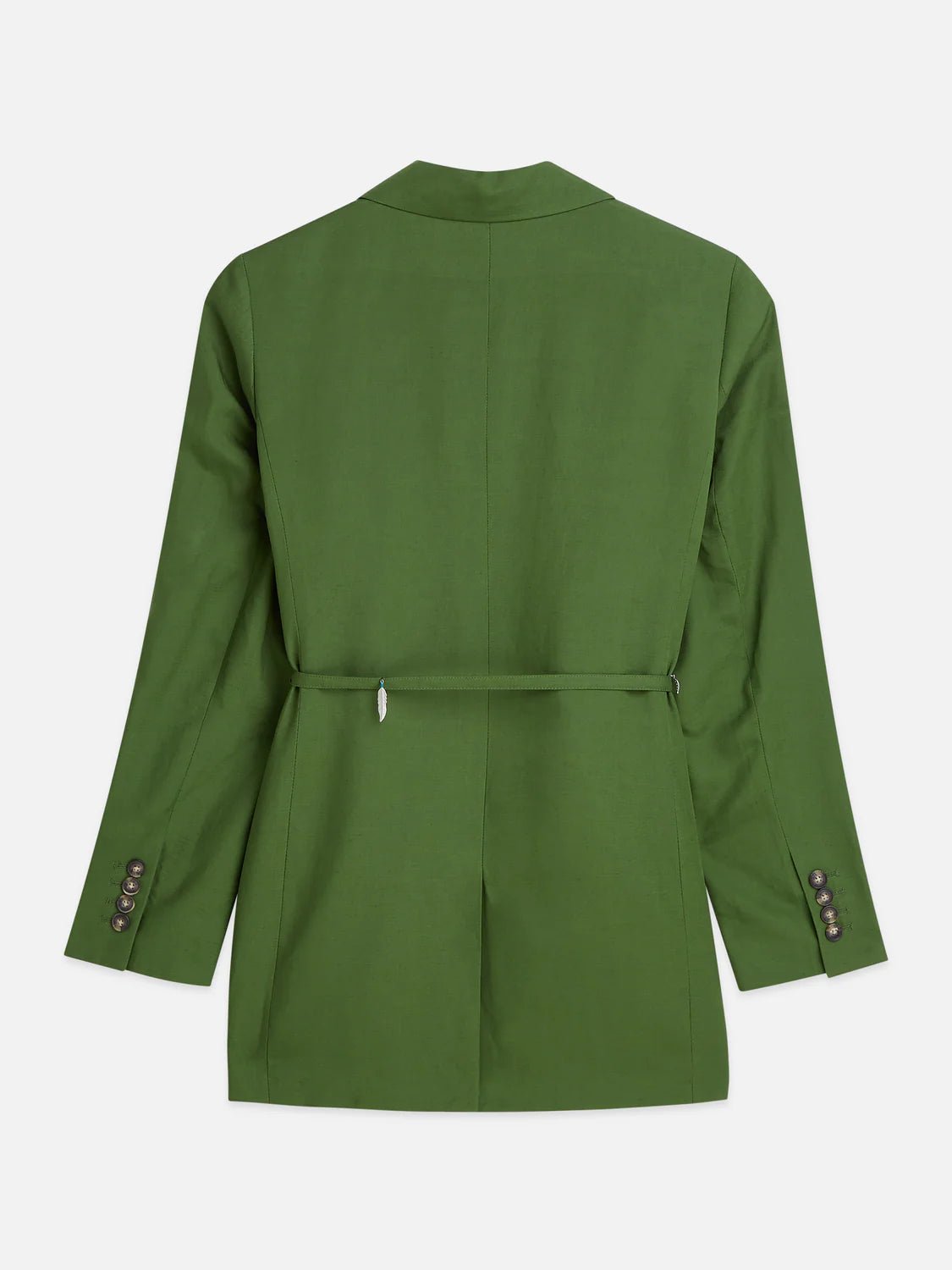 Linen Blend Blazer with Charm Tailoring Scotch Soda Femme