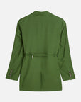 Linen Blend Blazer with Charm Tailoring Scotch Soda Femme