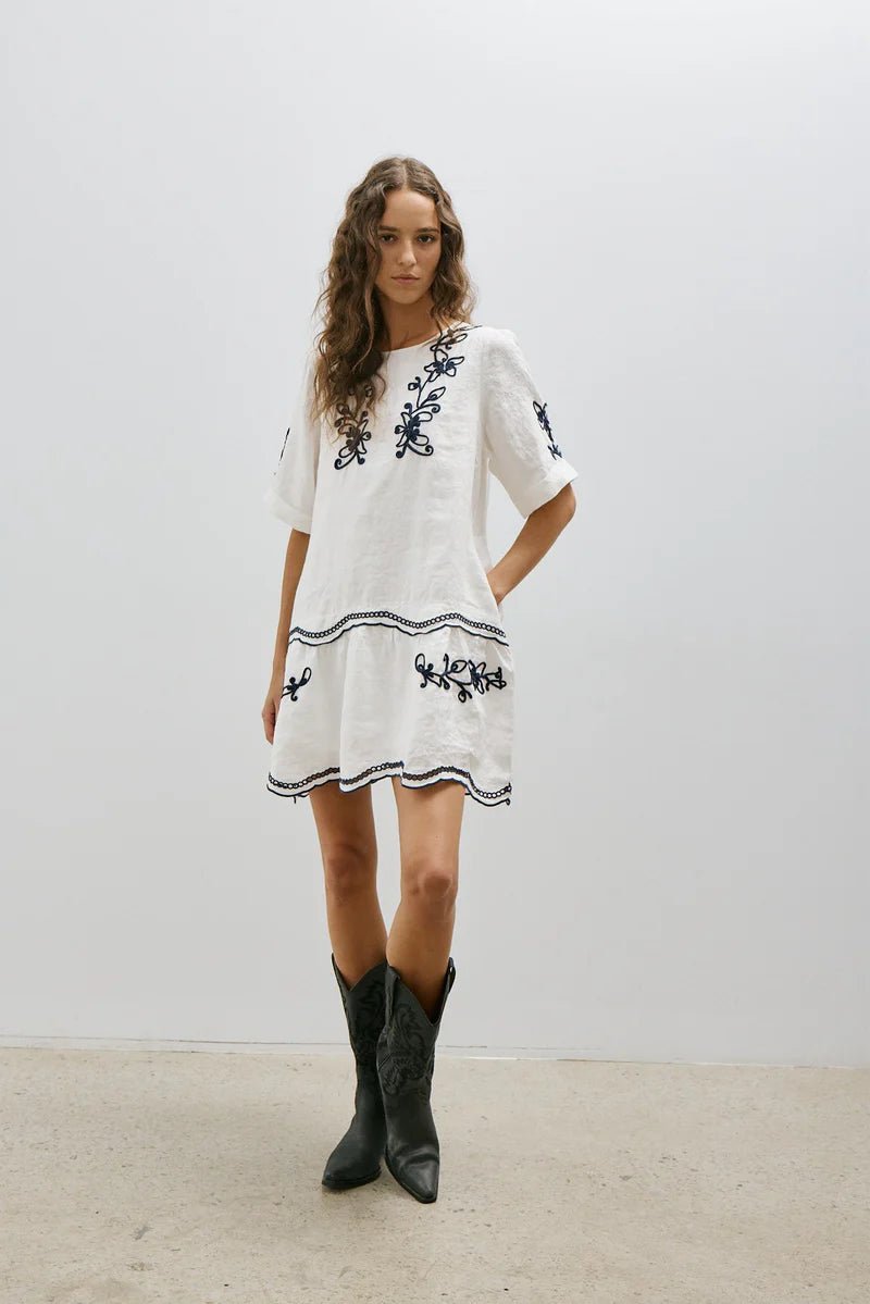LIRIO DRESS Melissa Nepton OFF WHITE S