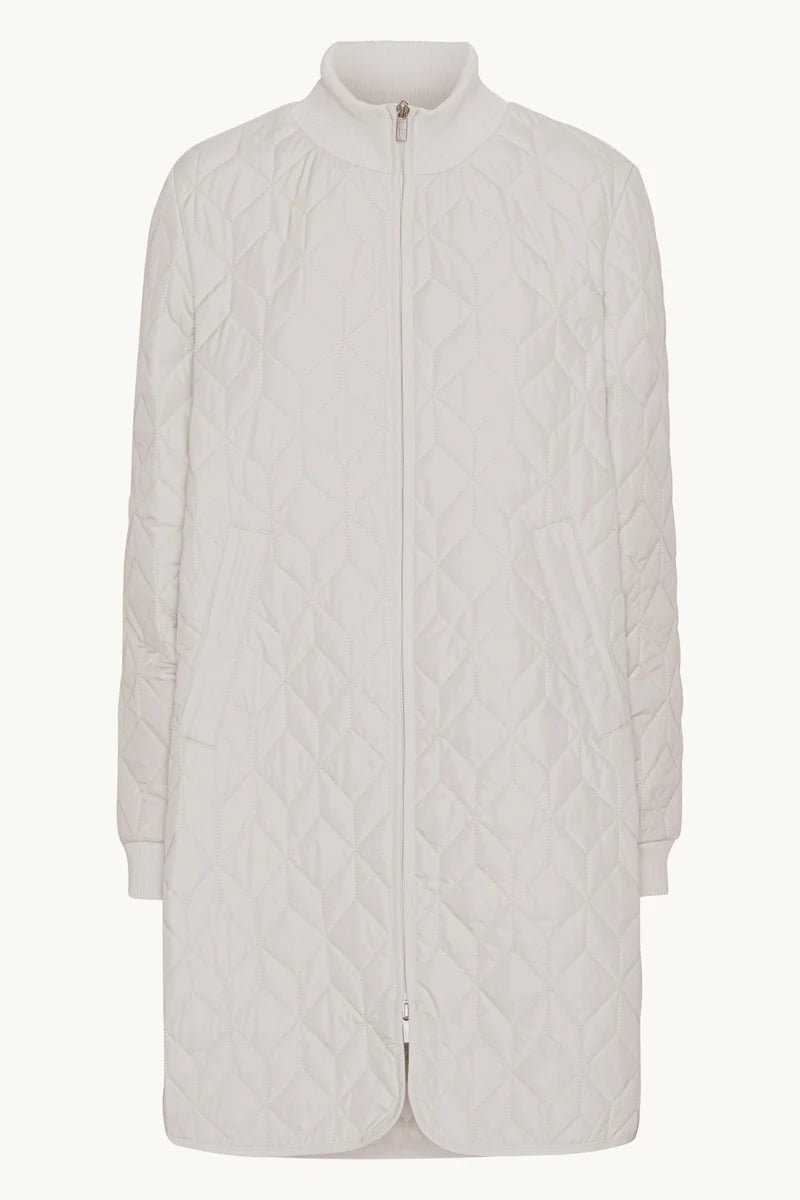 Long Quilted Jacket Woman ILSE JACOBSEN 144-KIT 34